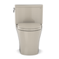 TOTO MS442124CEFG#03 Nexus Two-Piece Elongated 1.28 GPF Universal Height Toilet with CEFIONTECT and SS124 SoftClose Seat , Bone