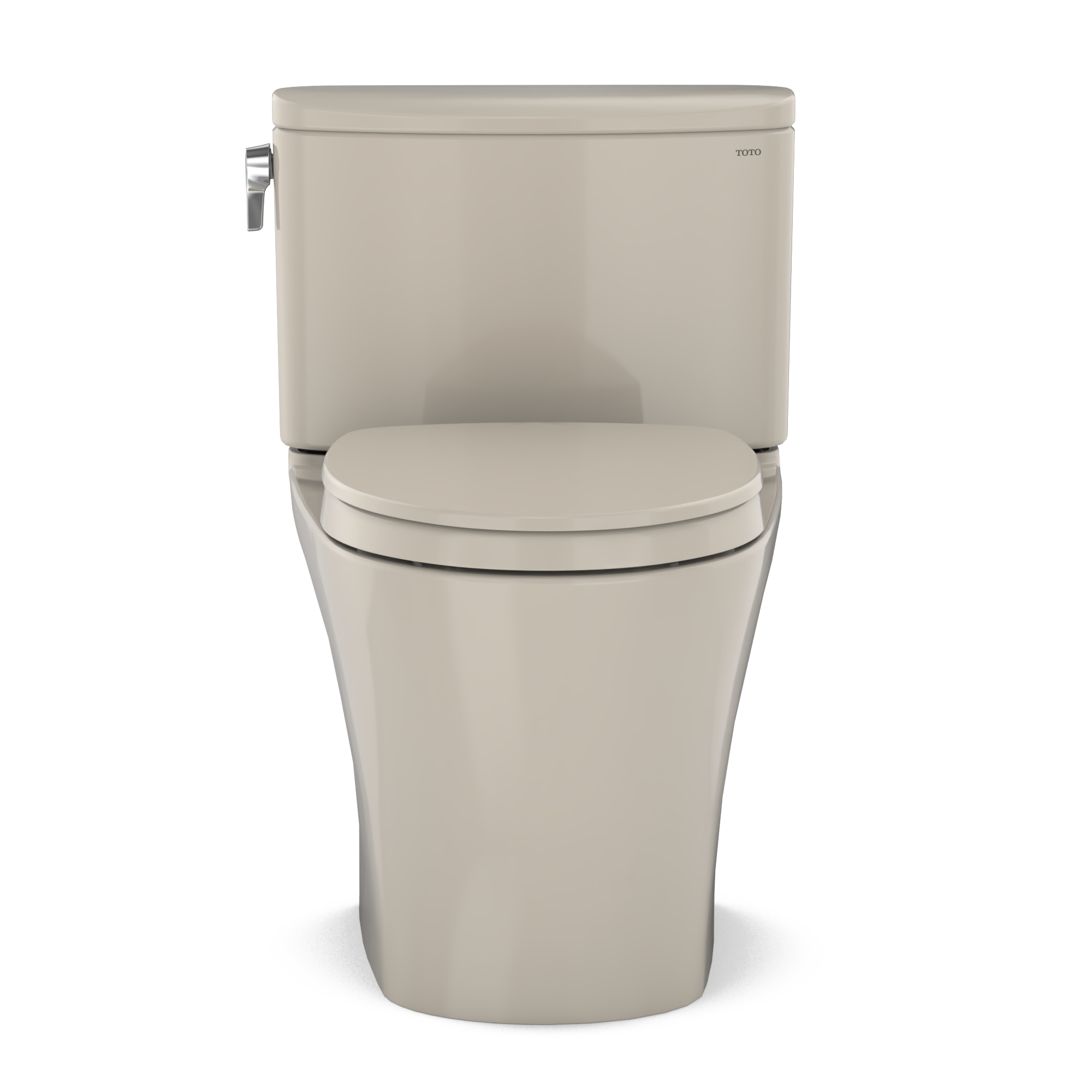 TOTO MS442124CUFG#03 Nexus 1G Two-Piece Elongated 1.0 Gpf Universal Height Toilet With Cefiontect And Ss124 Softclose Seat - Bone