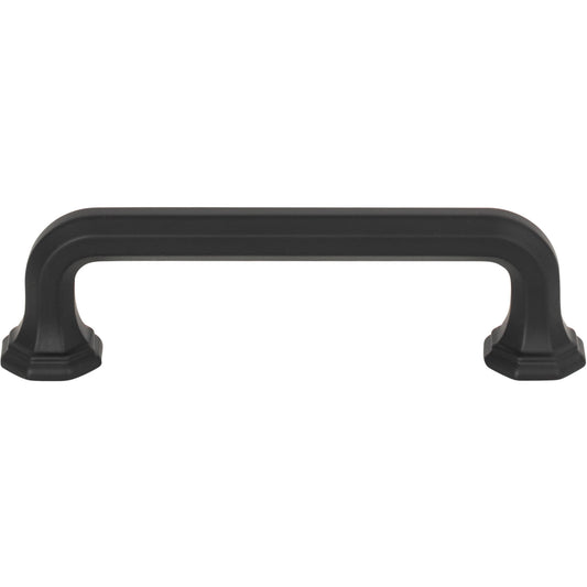 ATLAS 419-BL Royals 3 3/4" Center to Center Bar Pull , Matte Black