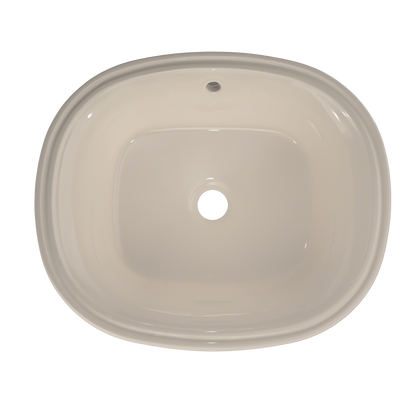 TOTO LT483G#03 Maris 17-5/8" X 14-9/16" Oval Undermount Bathroom Sink With Cefiontect - Bone