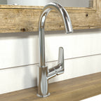 HANSGROHE 71130001 Logis Single-Hole Faucet 210 with Swivel Spout and Pop-Up Drain, 1.2 GPM - Chrome