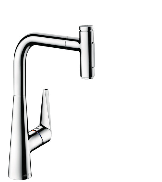 HANSGROHE 73867001 Talis Select S HighArc Kitchen Faucet, 2-Spray Pull-Out with sBox, 1.75 GPM - Chrome