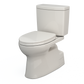 TOTO MS474124CUFG#11 Vespin II 1G Two-Piece Elongated 1.0 GPF Universal Height Toilet with CEFIONTECT and SS124 SoftClose Seat , Colonial White