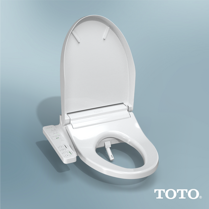 TOTO SW3024#01 Washlet Kc2 Electronic Bidet Toilet Seat With Heated Seat And Softclose Lid - Cotton White