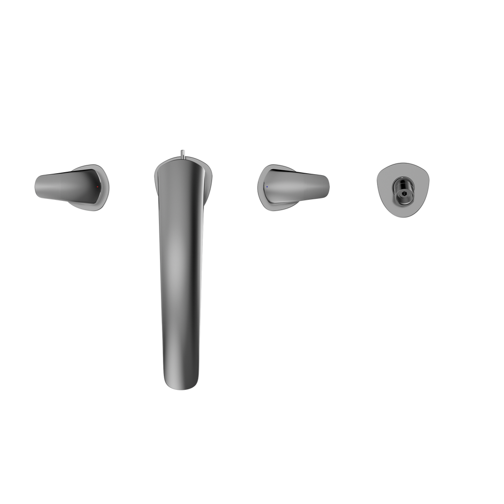 TOTO TBG09202U#CP Gm Two-Handle Deck-Mount Roman Tub Filler Trim With Handshower - Polished Chrome
