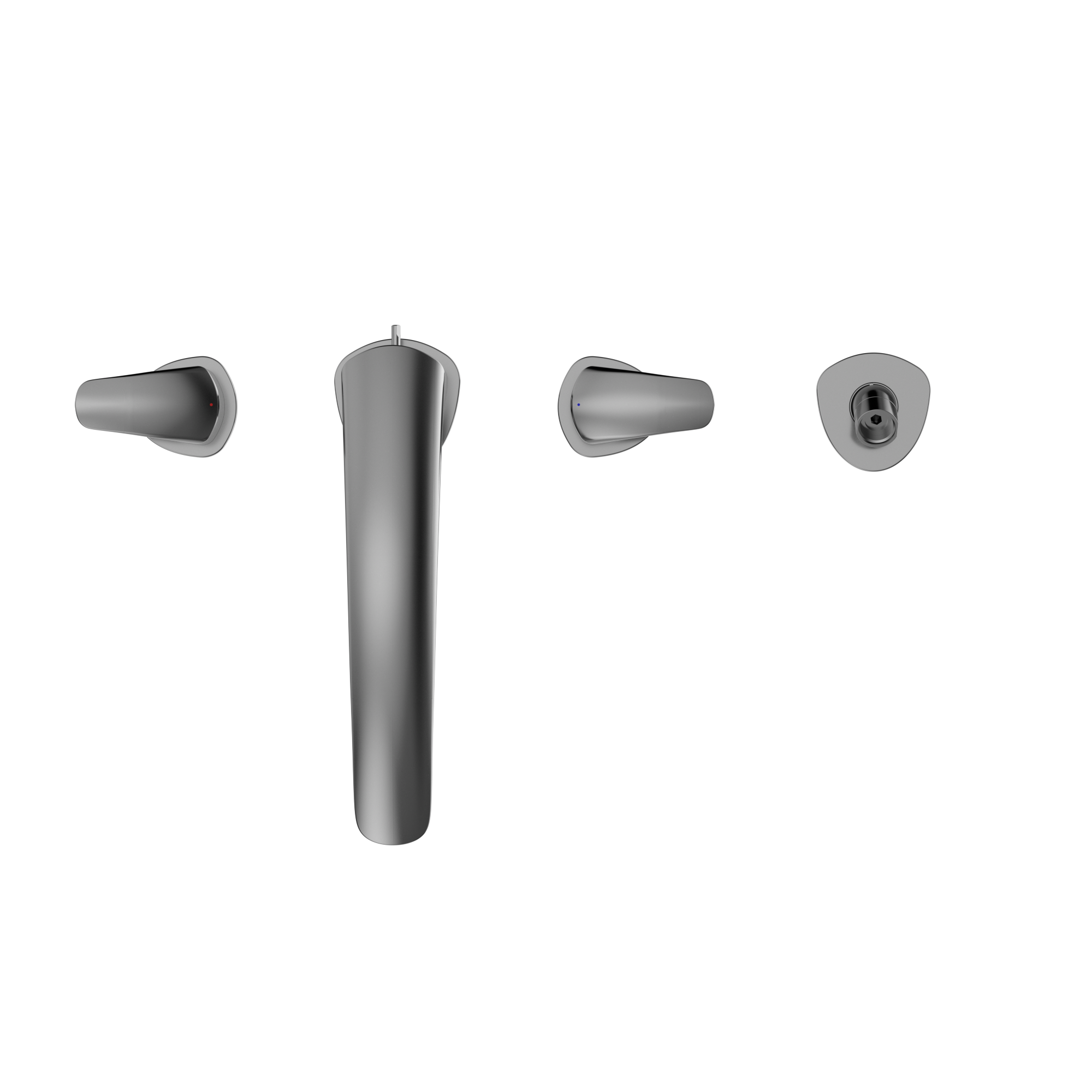 TOTO TBG09202U#CP Gm Two-Handle Deck-Mount Roman Tub Filler Trim With Handshower - Polished Chrome