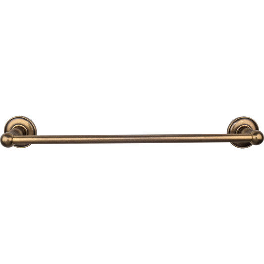 TOP KNOBS ED6GBZD TOP BATH (R) Edwardian Bath Single 20 1/2" Wall Mounted Towel Bar - German Bronze