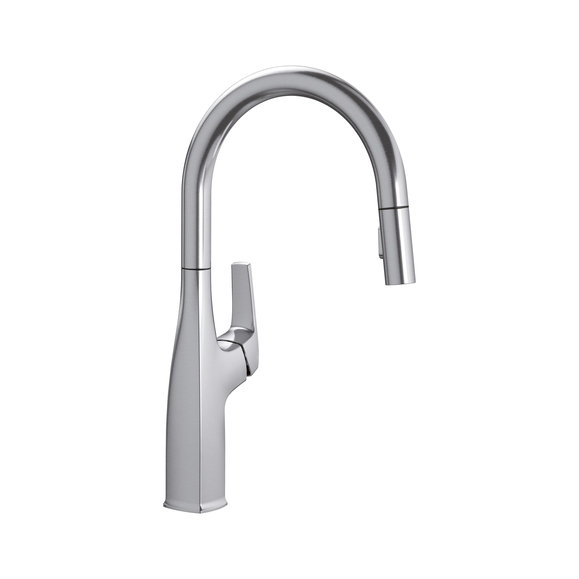 BLANCO 442678 Rivana Rivana High-Arc Pull-Down Dual-Spray Kitchen Faucet - PVD Steel in Pvd Steel