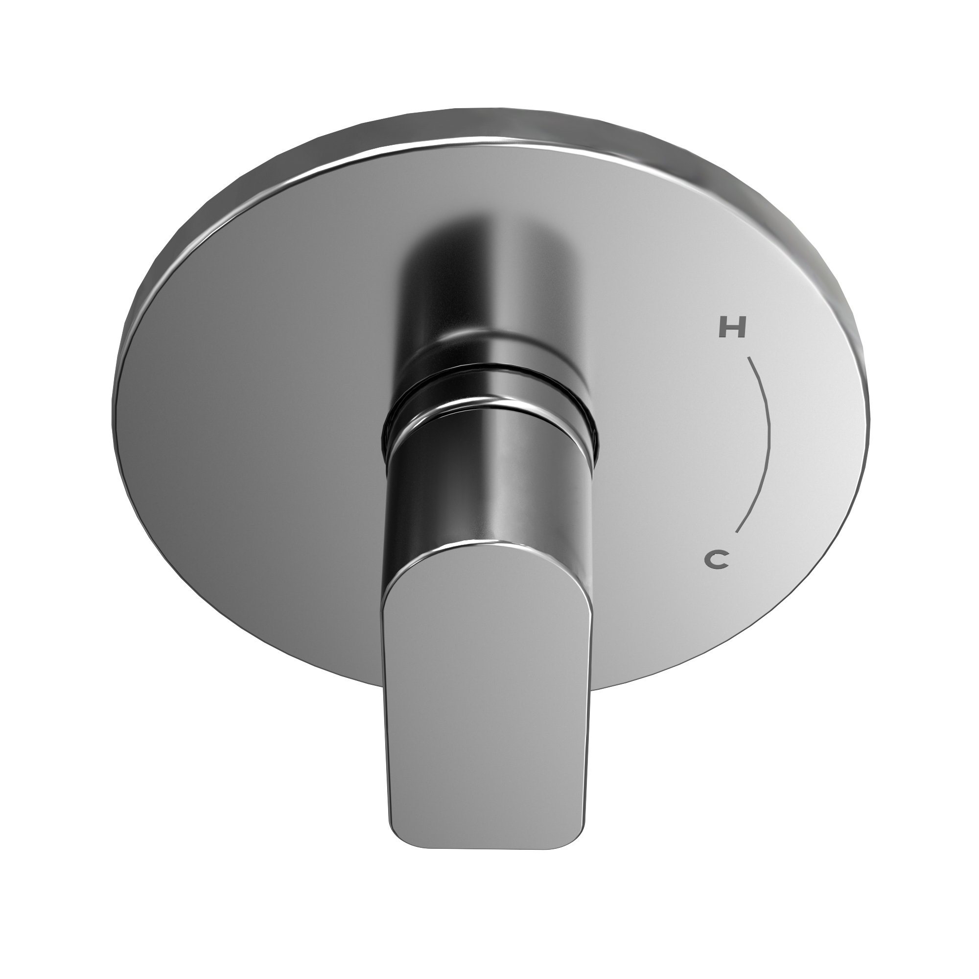 TOTO TS362P#CP Oberon Round 7 Inch Pressure Balance Valve Shower Trim - Polished Chrome