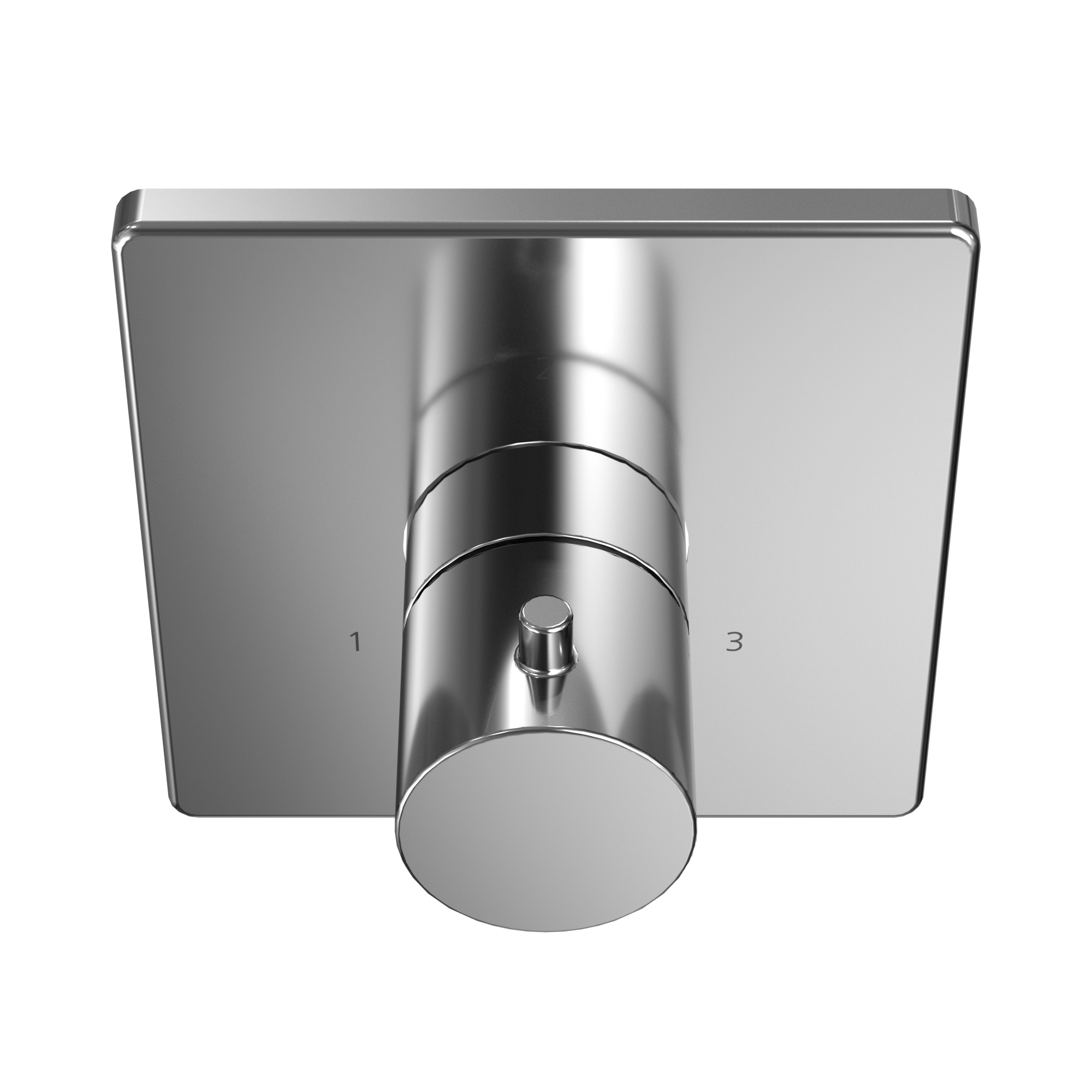 TOTO TBV02104U#CP Square Three-Way Diverter Shower Trim - Polished Chrome