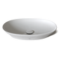 TOTO LT474G#01 Kiwami Oval 24 Inch Vessel Bathroom Sink with CEFIONTECT , Cotton White