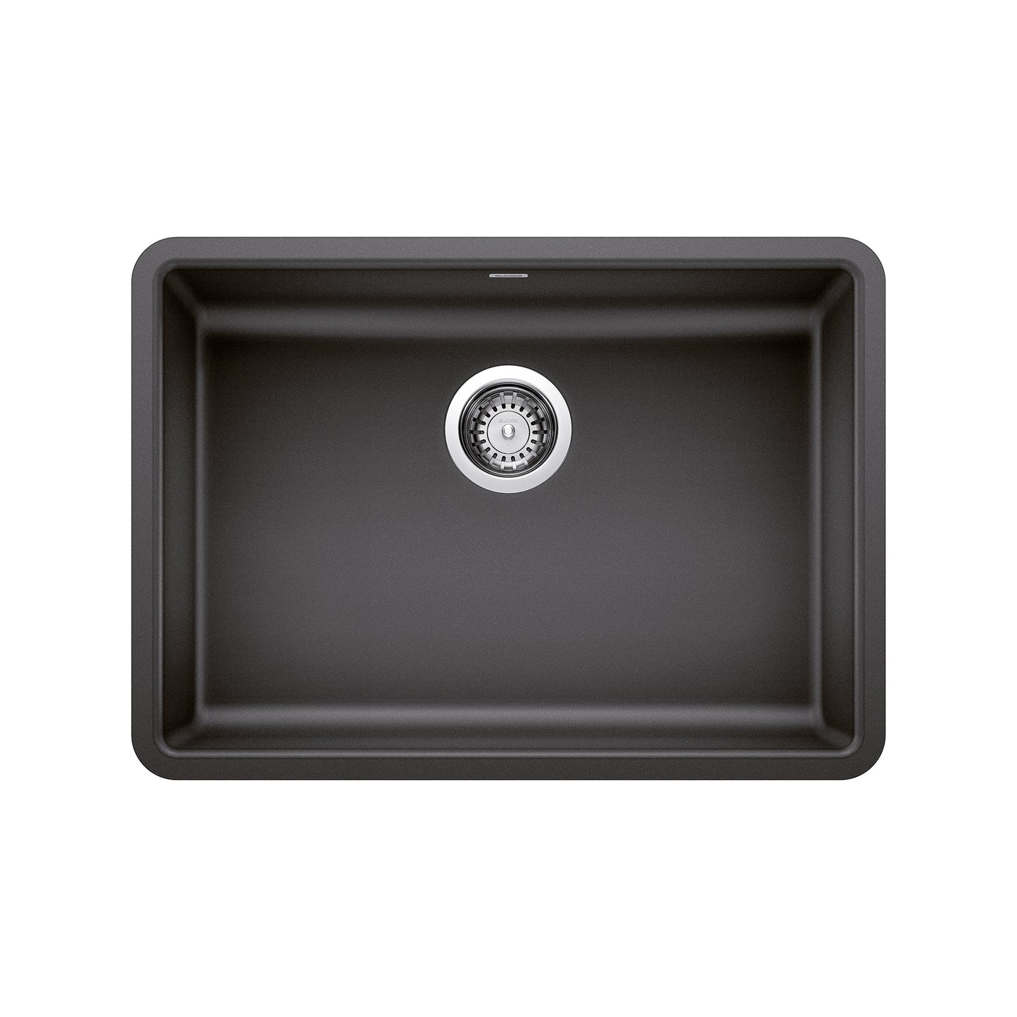 BLANCO 442543 Precis Precis SILGRANIT 25" ADA Single Bowl Undermount Kitchen Sink - Anthracite in Anthracite