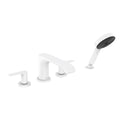 HANSGROHE 75443701 Vivenis 4-Hole Roman Tub Set Trim with 1.75 GPM Handshower - Matte White