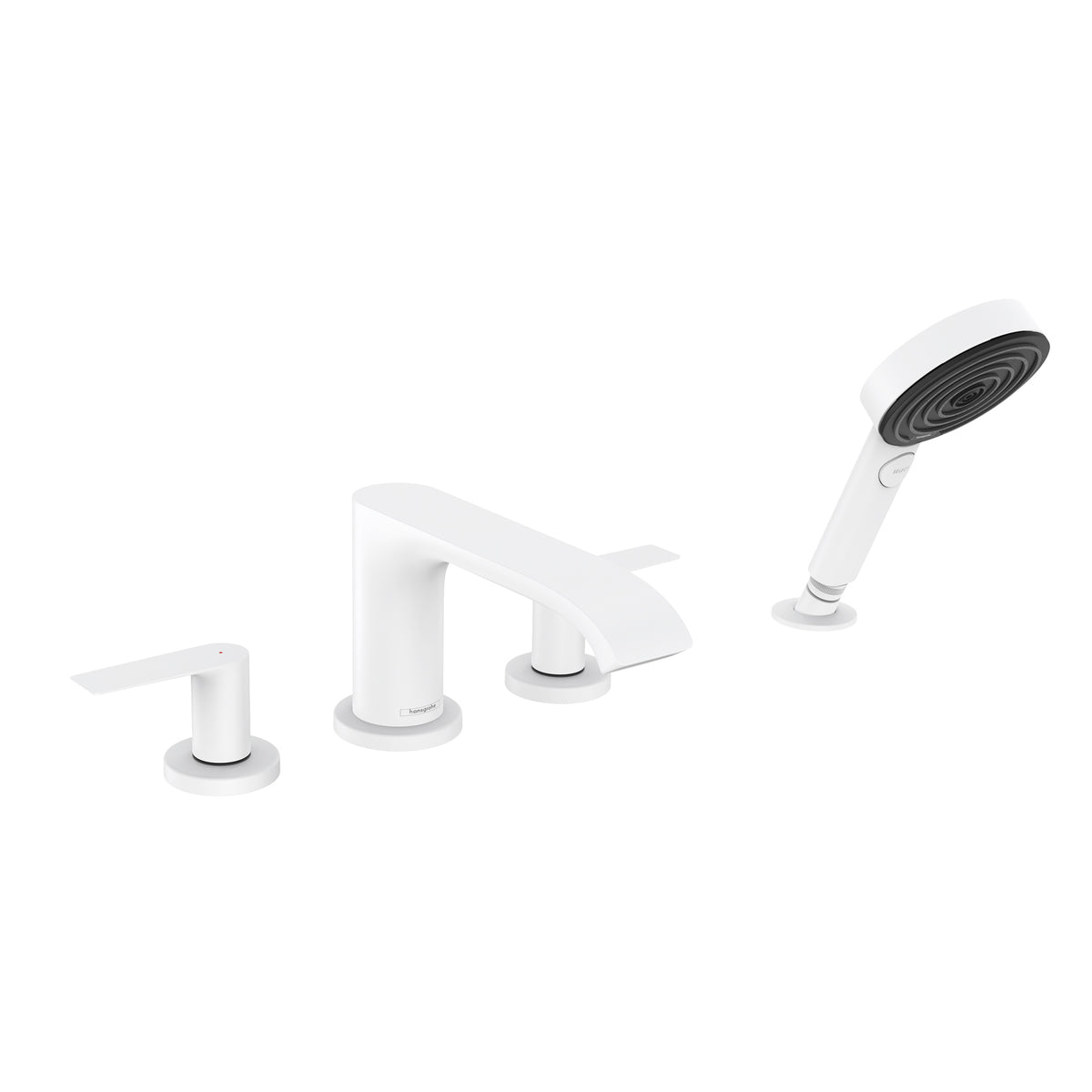 HANSGROHE 75443701 Vivenis 4-Hole Roman Tub Set Trim with 1.75 GPM Handshower - Matte White