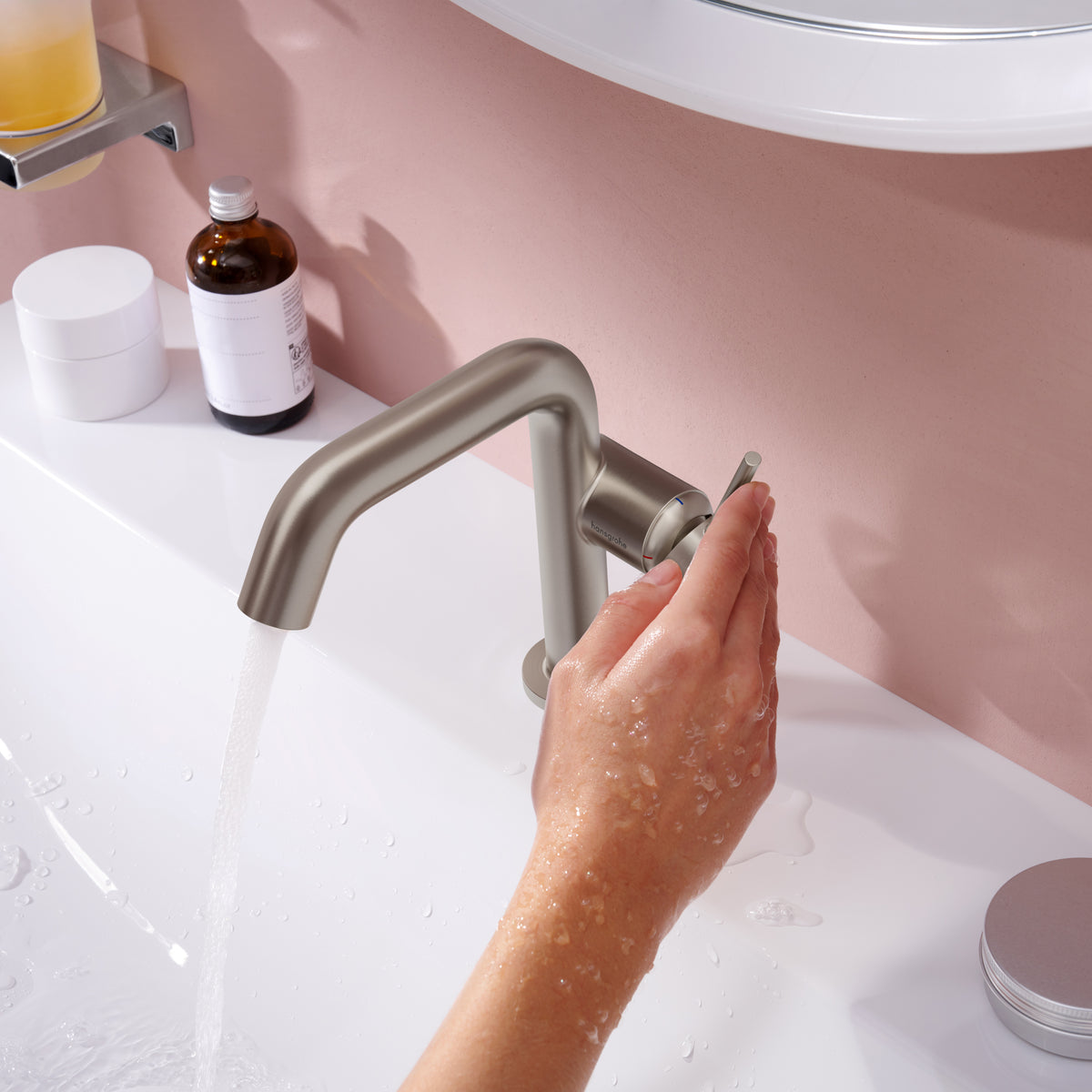 HANSGROHE 73321821 Tecturis S Single-Hole Fine 110, 1.2 GPM - Brushed Nickel