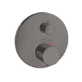 AXOR 10720341 Starck Thermostatic Trim with Volume Control and Diverter - Brushed Black Chrome