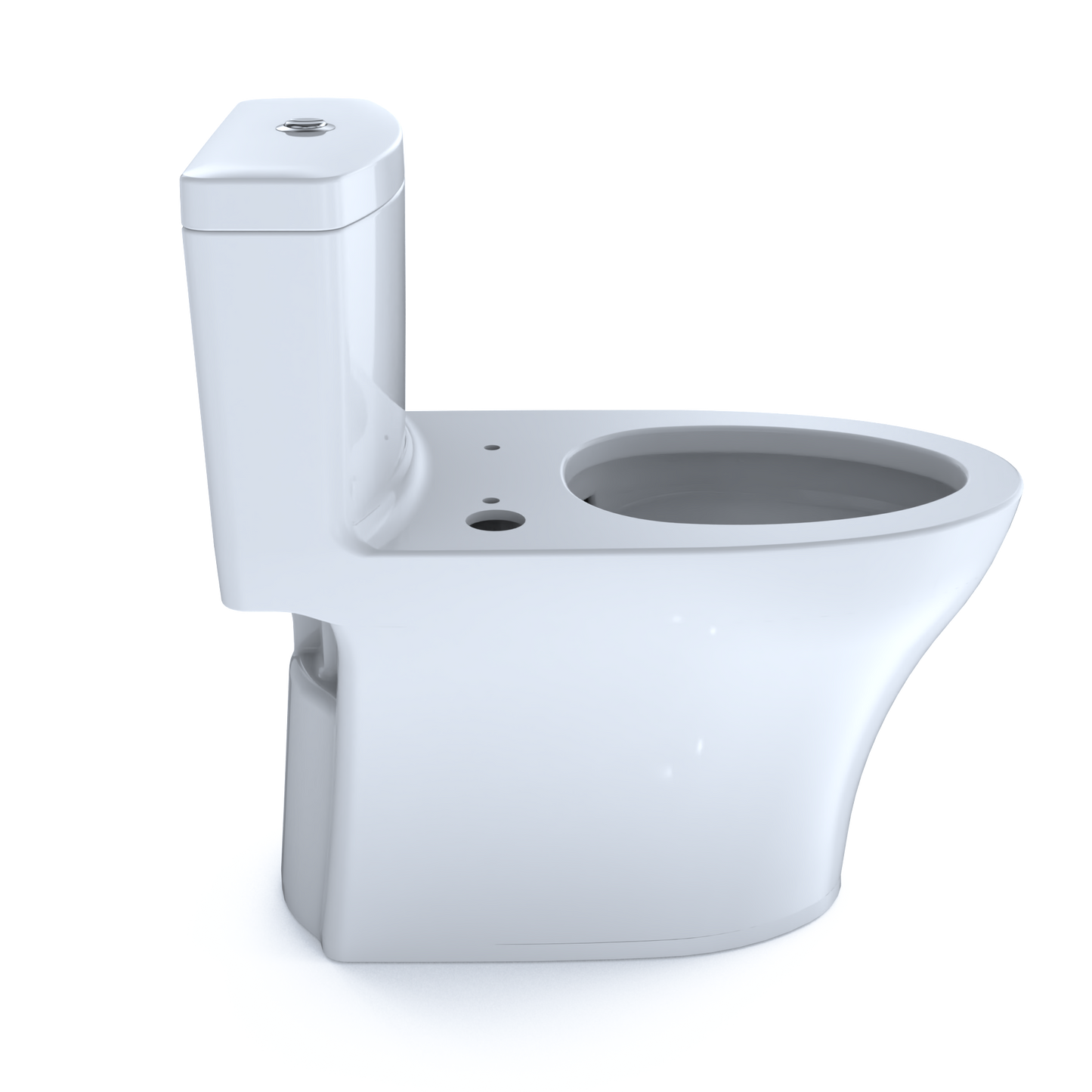 TOTO CST646CEMFGNAT40#01 Aquia IV One-Piece Elongated Dual Flush 1.28 and 0.9 GPF WASHLET+ and Auto Flush Ready Toilet with CEFIONTECT , Cotton White