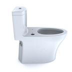 TOTO CST646CEMFGNAT40#01 Aquia Iv One-Piece Elongated Dual Flush 1.28 And 0.9 Gpf Washlet+ And Auto Flush Ready Toilet With Cefiontect - Cotton White