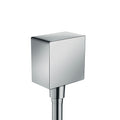 AXOR 36732001 ShowerSolutions Wall Outlet Square with Check Valves - Chrome