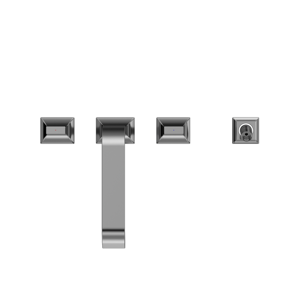 TOTO TBG08202U#CP Gc Two-Handle Deck-Mount Roman Tub Filler Trim With Handshower - Polished Chrome