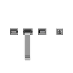 TOTO TBG08202U#CP Gc Two-Handle Deck-Mount Roman Tub Filler Trim With Handshower - Polished Chrome