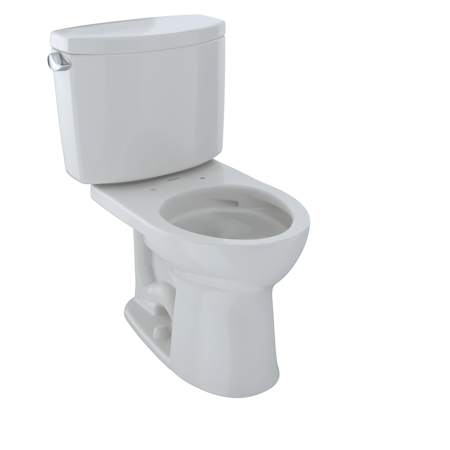 TOTO CST453CEFG#11 Drake II Two-Piece Round 1.28 GPF Universal Height Toilet with CEFIONTECT , Colonial White