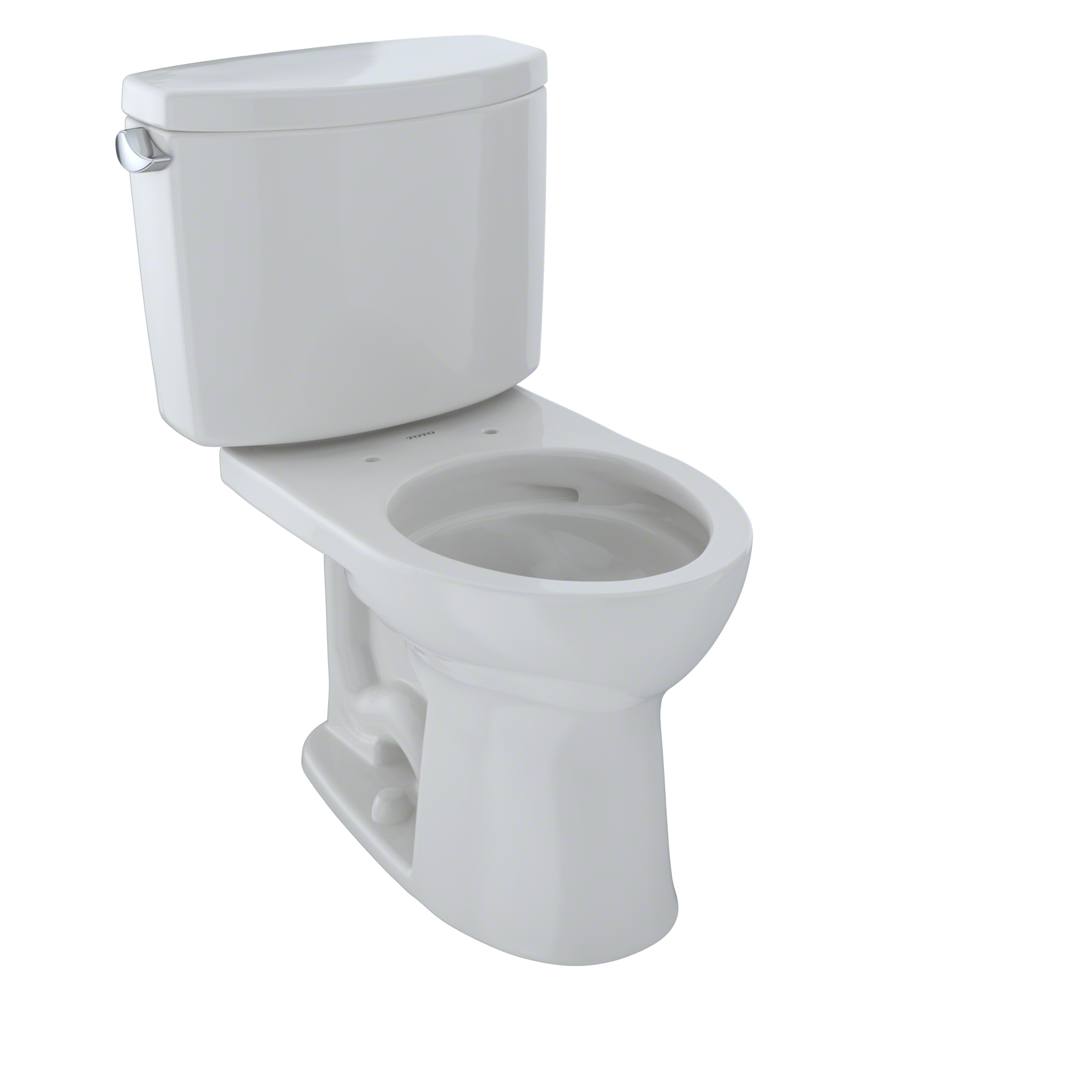 TOTO CST453CEFG#11 Drake Ii Two-Piece Round 1.28 Gpf Universal Height Toilet With Cefiontect - Colonial White