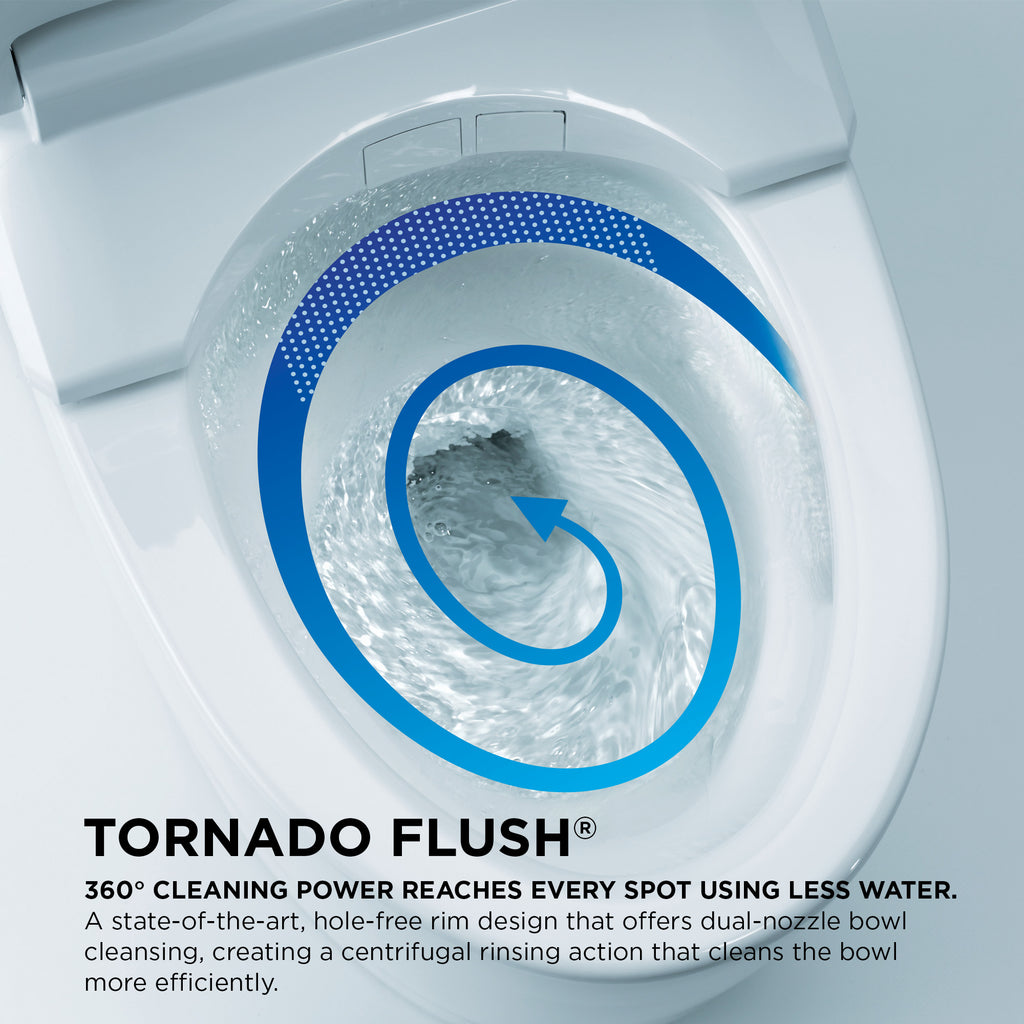 TOTO CST404CUFG#03 Promenade Ii 1G Two-Piece Elongated 1.0 Gpf Universal Height Toilet With Cefiontect - Bone
