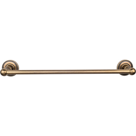 TOP KNOBS ED6GBZA TOP BATH (R) Edwardian Bath Single 20 1/2" Wall Mounted Towel Bar - German Bronze