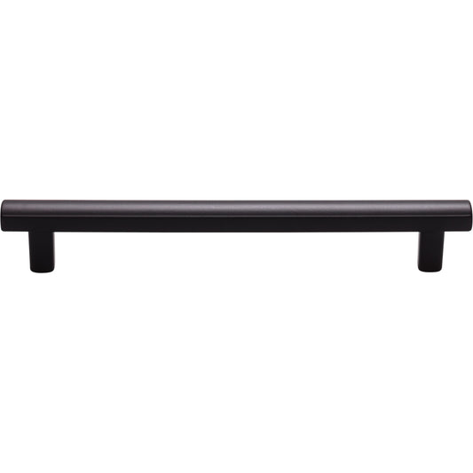 TOP KNOBS TK906BLK Hillmont 6 5/16" Center to Center Bar Pull - Flat Black