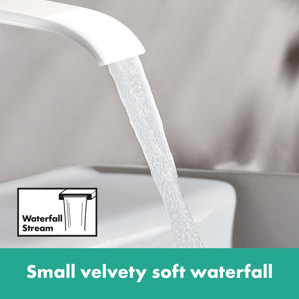 HANSGROHE 75030701 Vivenis Single-hole Faucet 210 with Swivel Spout and Pop-Up Drain, 1.2 GPM - Matte White