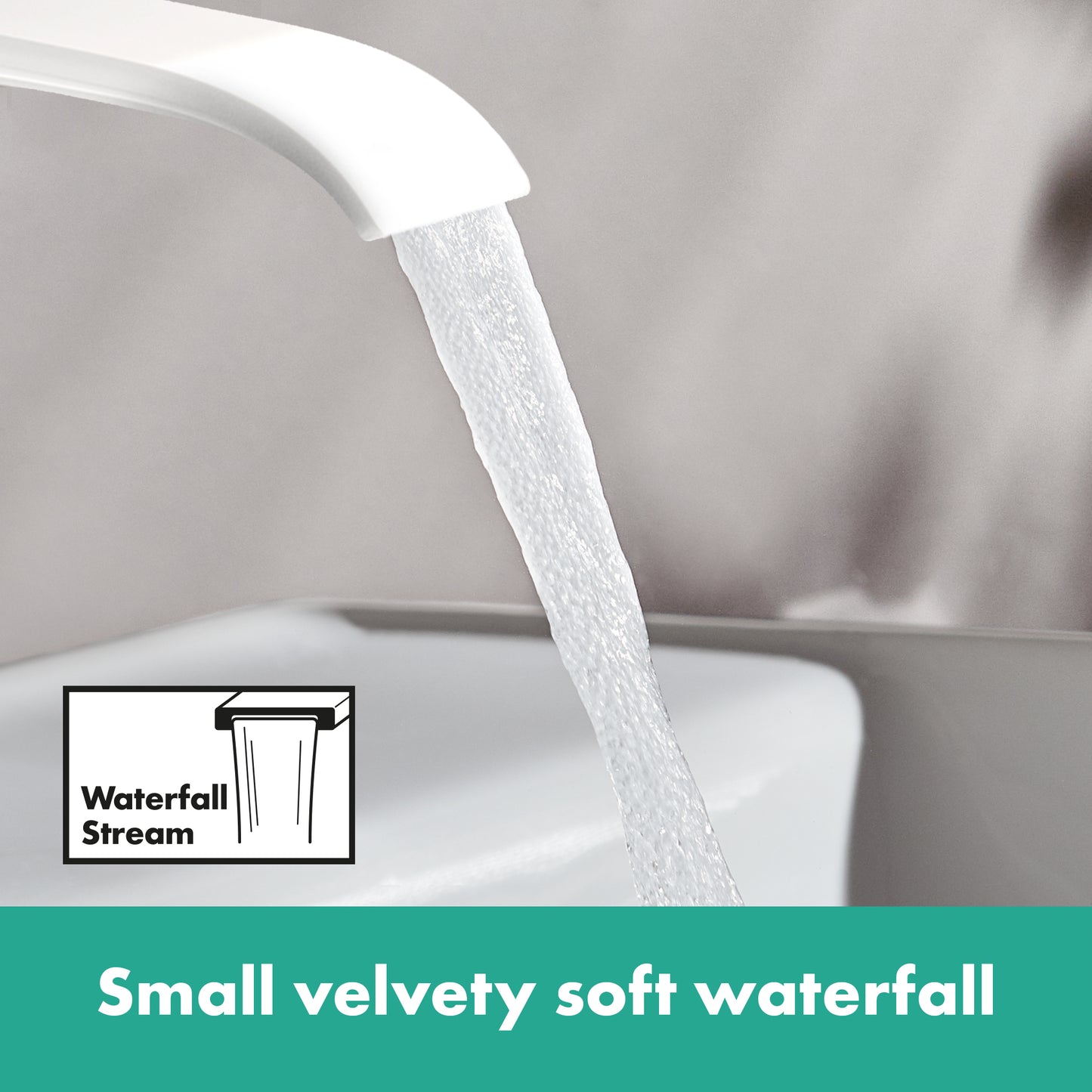 HANSGROHE 75033701 Vivenis Widespread Faucet 95 with Pop-UP Drain, 1.2 GPM - Matte White