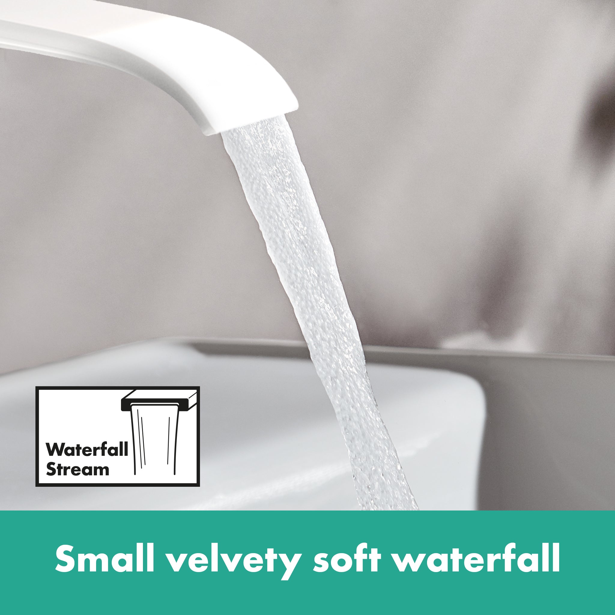 HANSGROHE 75030701 Vivenis Single-hole Faucet 210 with Swivel Spout and Pop-Up Drain, 1.2 GPM - Matte White