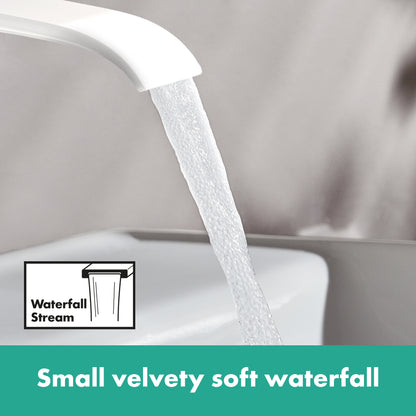 HANSGROHE 75033701 Vivenis Widespread Faucet 95 with Pop-UP Drain, 1.2 GPM - Matte White
