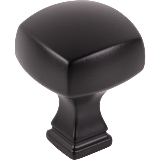 JEFFREY ALEXANDER 278MB Audrey 1-1/8" Diameter Square Knob - Matte Black