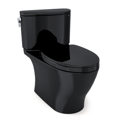 TOTO MS442124CUF#51 Nexus 1G Two-Piece Elongated 1.0 Gpf Universal Height Toilet With Ss124 Softclose Seat - Ebony