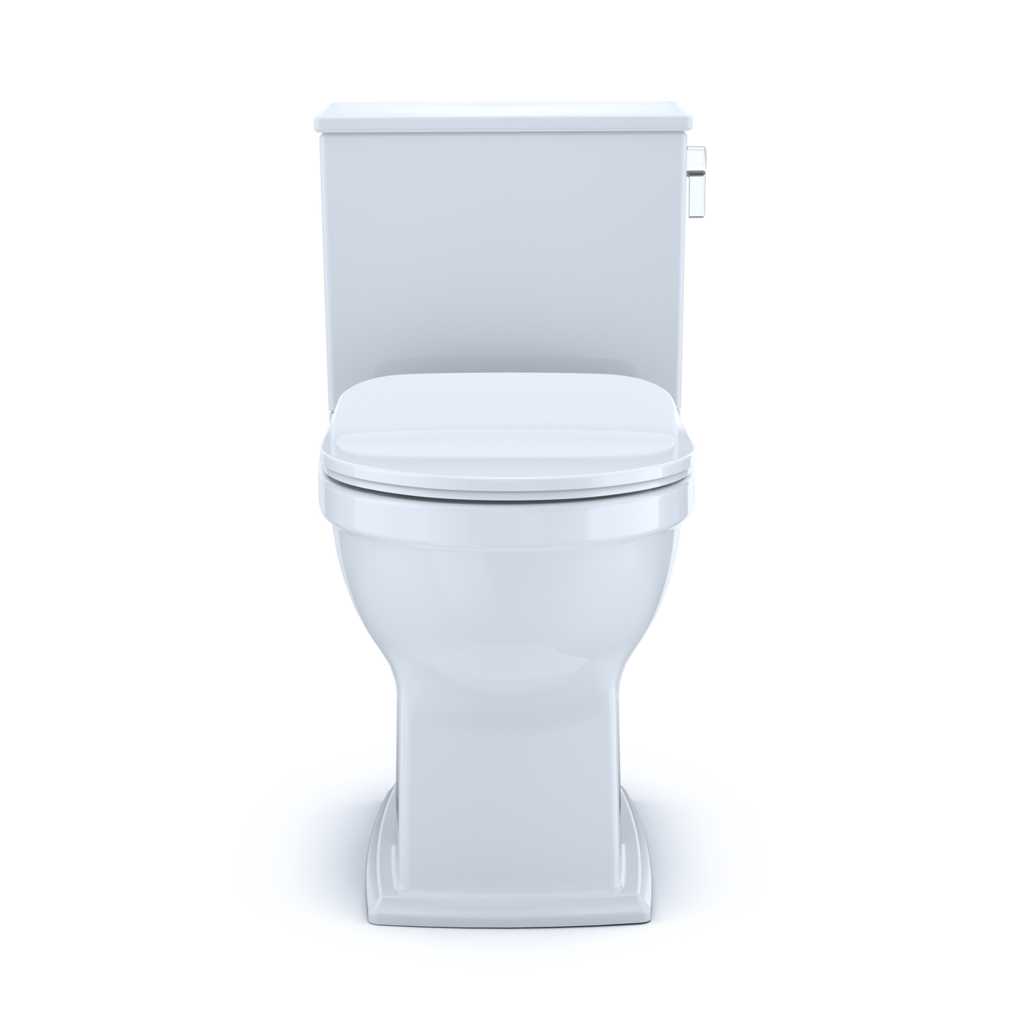 TOTO MS494234CEMFRG#01 Connelly Two-Piece Elongated Dual Flush 1.28 and 0.9 GPF with CEFIONTECT and Right Lever , Cotton White