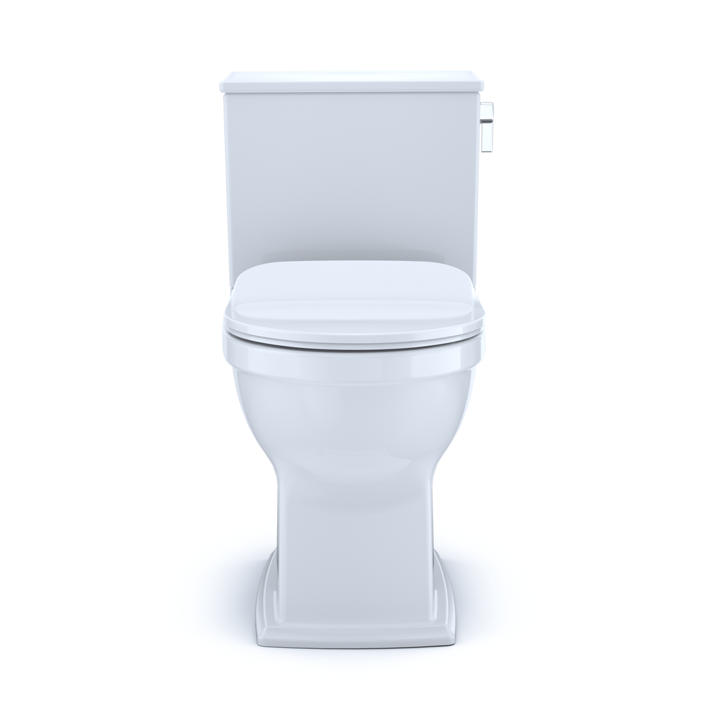 TOTO MS494234CEMFRG#01 Connelly Two-Piece Elongated Dual Flush 1.28 And 0.9 Gpf With Cefiontect And Right Lever - Cotton White