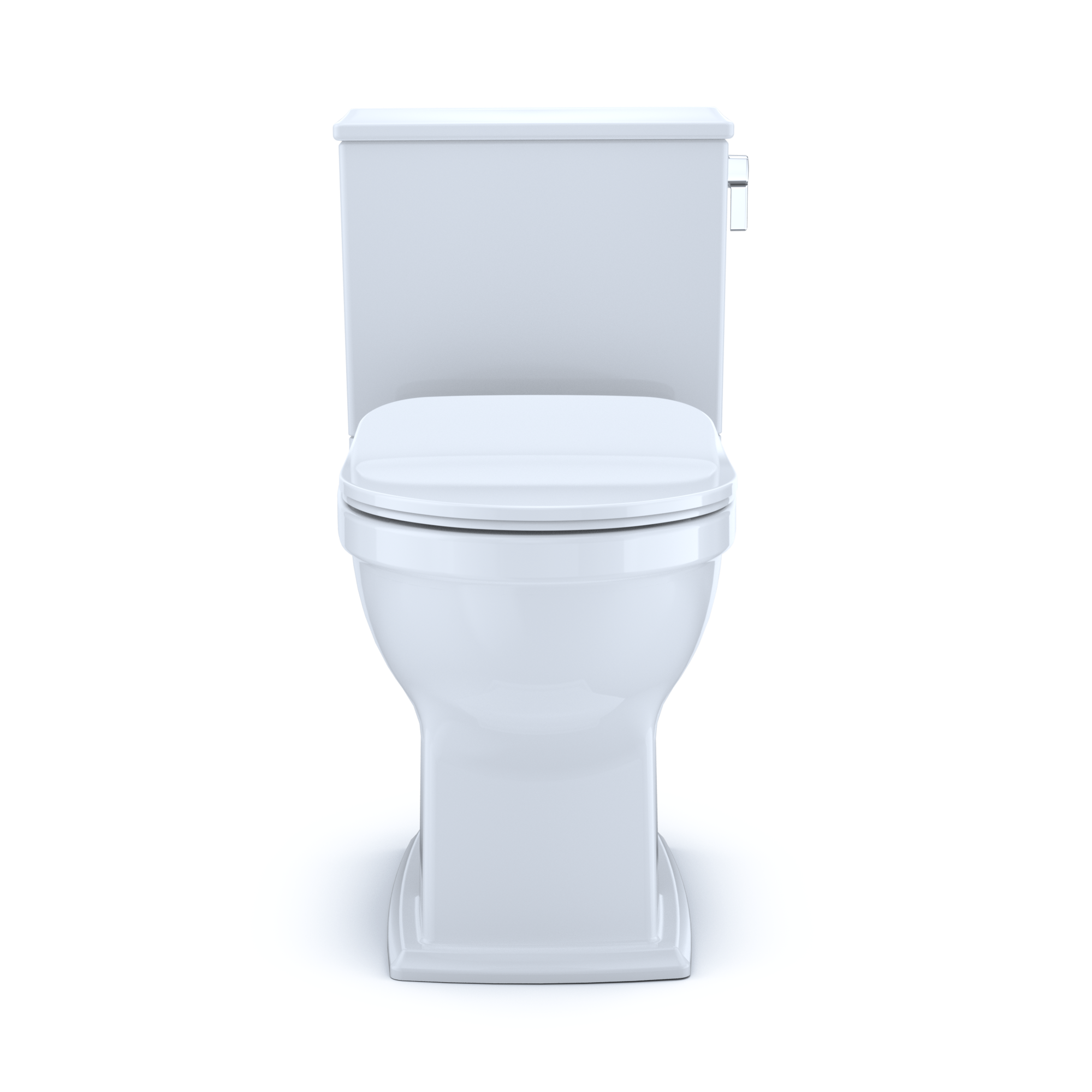 TOTO MS494234CEMFRG#01 Connelly Two-Piece Elongated Dual Flush 1.28 And 0.9 Gpf With Cefiontect And Right Lever - Cotton White