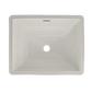 TOTO LT533#11 Promenade Rectangular Undermount Bathroom Sink , Colonial White