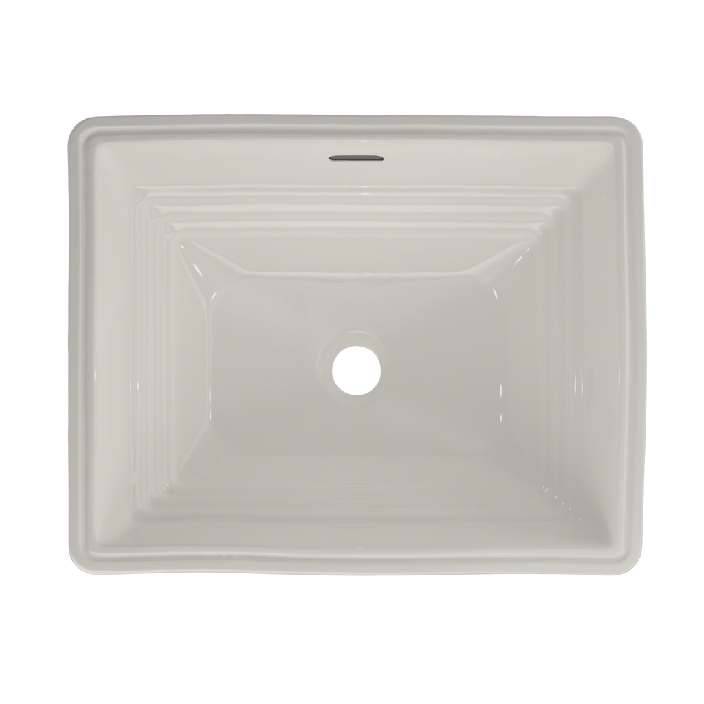 TOTO LT533#11 Promenade Rectangular Undermount Bathroom Sink - Colonial White