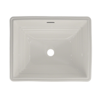 TOTO LT533#11 Promenade Rectangular Undermount Bathroom Sink - Colonial White