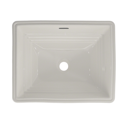 TOTO LT533#11 Promenade Rectangular Undermount Bathroom Sink - Colonial White