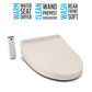 TOTO SW3036R#12 WASHLET K300 Electronic Bidet Toilet Seat with Instantaneous Water Heating , Sedona Beige