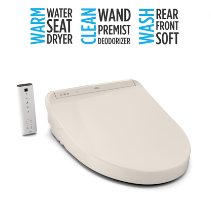 TOTO SW3036R#12 Washlet K300 Electronic Bidet Toilet Seat With Instantaneous Water Heating - Sedona Beige