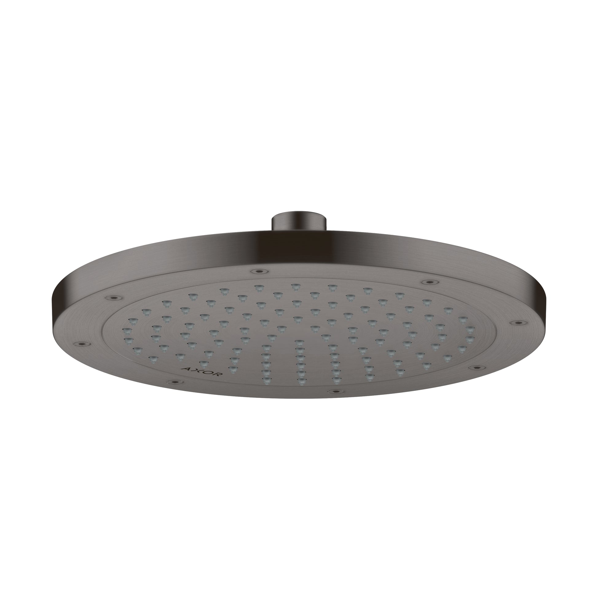 AXOR 35384341 ShowerSolutions Showerhead 245 1-Jet, 2.5 GPM - Brushed Black Chrome