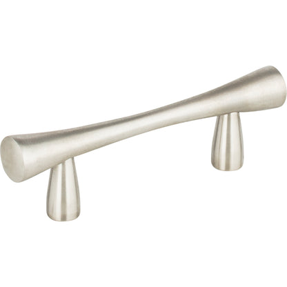ATLAS A850-SS Fluted 2 1/2" Center to Center Bar Pull - Stainless Steel