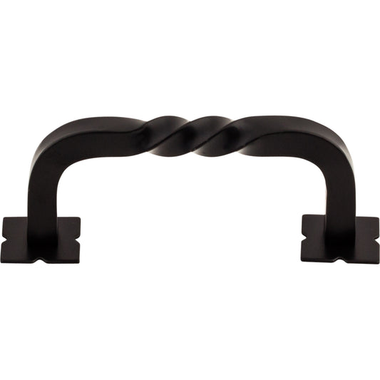 TOP KNOBS M710 Twist 3" Center to Center Bar Pull - Patina Black