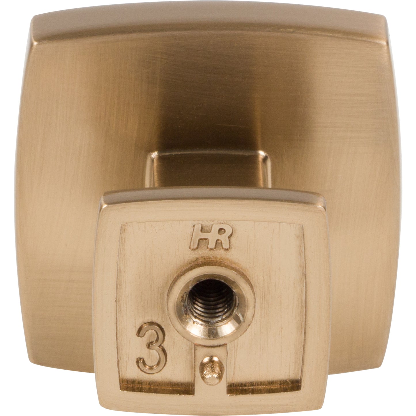 JEFFREY ALEXANDER 141SBZ Renzo 1-1/4" Diameter Square Knob - Satin Bronze