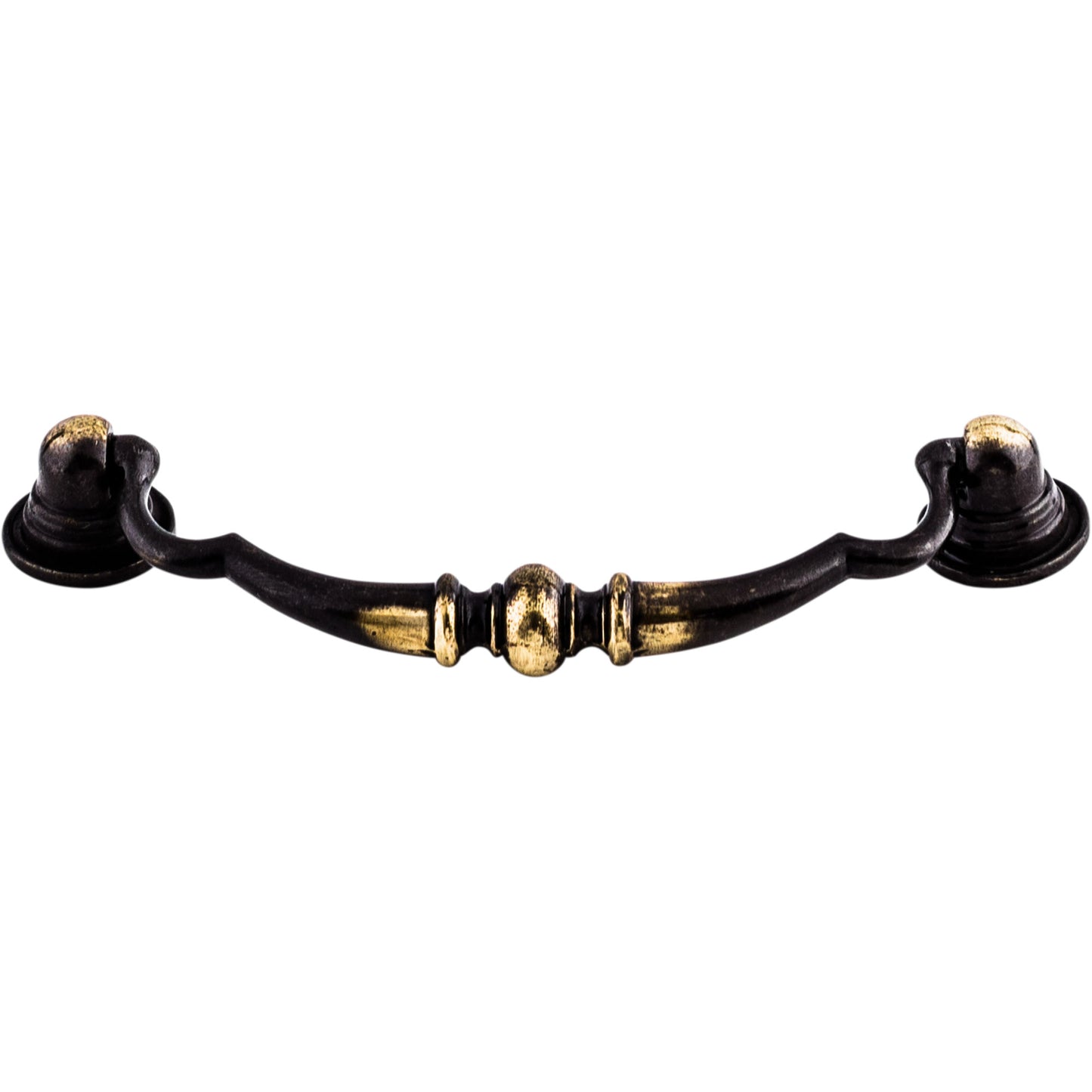 TOP KNOBS M3 Oxford 3 3/4" Center to Center Drop Handle - Dark Antique Brass